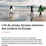 Ouest France : Jersey berceau du surf