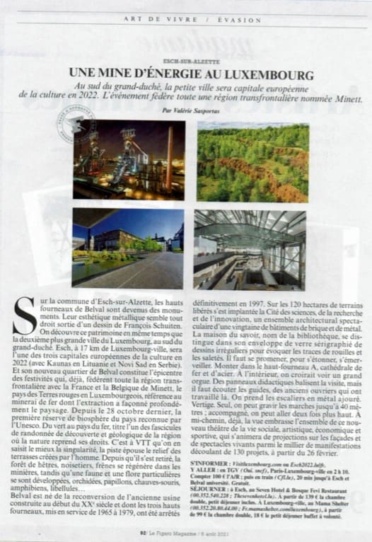 ESCH2022 Le Figaro Mag